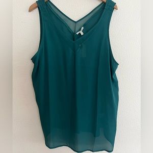 Maurices teal tank, 2x.